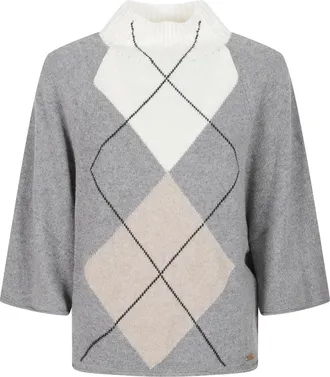 Fay Jersey de cuello alto - Knitwear - Mujer - Gris - M