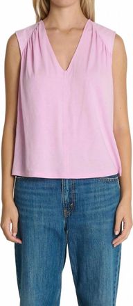 Nation Ltd Selma V-Neck Tank Top In Lilac