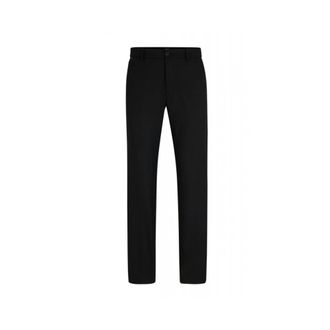 HUGO BOSS Heren, Broeken, Zwart, Maat: 5XL Leer