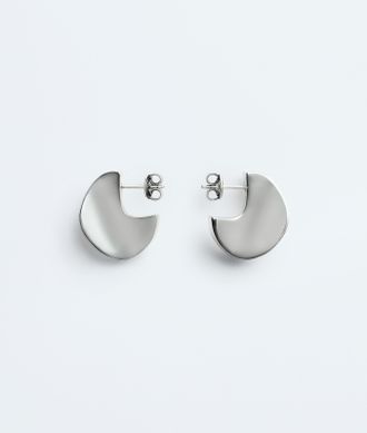 Bottega Veneta Orecchini Disc piccoli - Argento - Donna - U