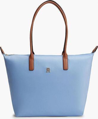 Tommy Hilfiger Womens Tommy Hilfiger Popette Womens Tote Bag - Well Water - Blue - Size: ONE size
