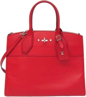 Louis Vuitton Pre-owned Handbags, female, Red, Size: ONE SIZE Pre-owned City Steamer PM M51028