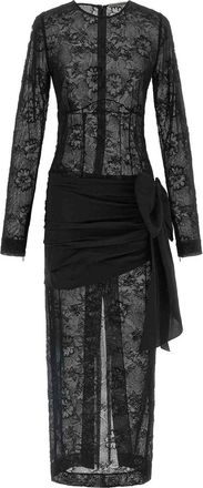 Alessandra Rich Lace Bustier Dress
