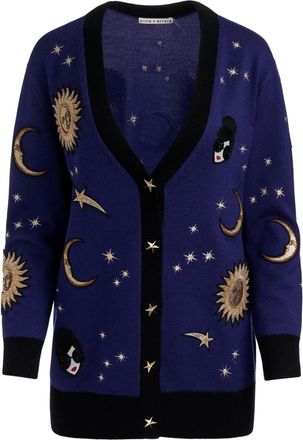 Alice & Olivia Vest met patroon - Blauw