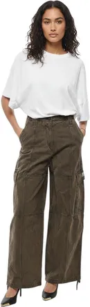 Kenzo Brown Relaxed Cargos