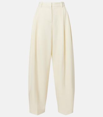 Jacquemus Pantalones anchos Mans de lana virgen