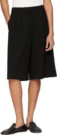 Lafayette 148 New York Sutton Pleated Wide Leg Short