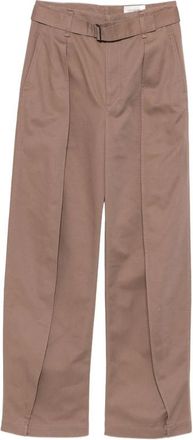 Christophe Lemaire Belted Pleated High-waisted Trousers