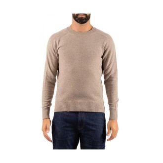 Brooksfield Truien & Vesten, Heren, Beige, M, Kasjmier, Crewneck Sweater
