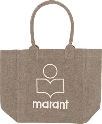 Isabel Marant Yenky Petit Tote - Dames - Shoppers - Beige - ONE Size - Katoen - Tassen