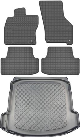 OEM Juego De Alfombrillas De Goma Para Coche Y Alfombrilla Para Maletero Para Audi A3 8y Sed&aacute;n Desde Abril De 2020