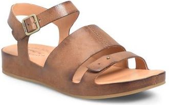 Kork-ease Mona Sandal in Brown Leather at Nordstrom, Size 11