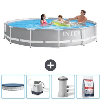 Intex Piscina Prism Frame Redonda - 366x76 Cm - 7-piezas Scb53