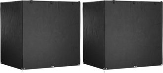 vidaXL Fundas De Banco Balanc&iacute;n 2 Uds 12 Ojales Pe 220x177x220 Cm Vidaxl