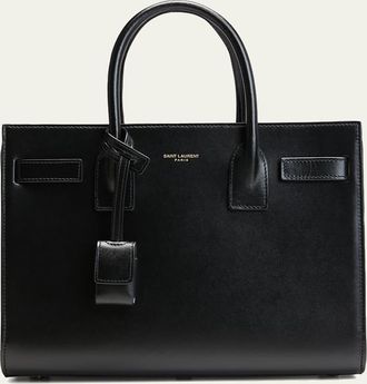 Saint Laurent Sac De Jour Baby Top-Handle Bag in Smooth Leather