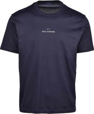 Paul & Shark T-shirt - Heren - T-shirts - Blauw - M - Katoen - Tops