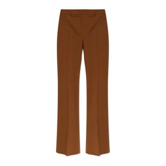 Etro Etro, Wide Trousers, female, Brown, Size: XS Tailored Bootcut Wool Trousers