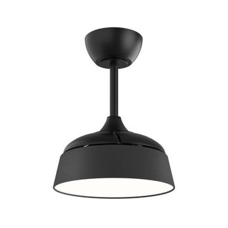 Sulion Ventilador de techo retr&aacute;ctil color negro metal