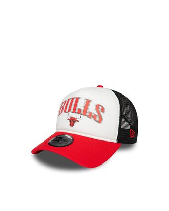 New Era Unisex Trucker Cap E-Frame Red Nylon Hat