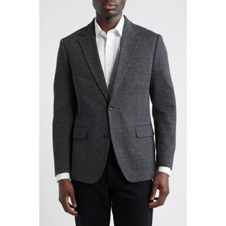 Bonobos Jetsetter Trim Fit Stretch Wool Sport Coat in Charcoal With Flaps at Nordstrom, Size 44Regular