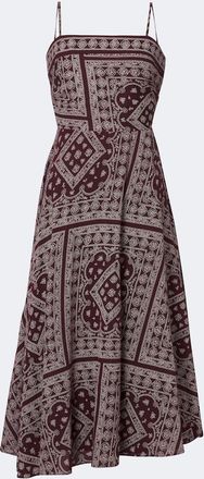 Veronica Beard Kitt printed cotton-blend midi dress