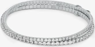 Michael Kors Precious Metal-Plated Brass Double Wrap Tennis Bracelet
