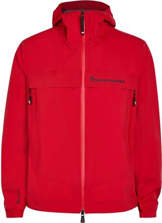 Moncler Shipton Waterproof Packable Hooded Nylon Jacket - Red - 2 (UK38 / M)
