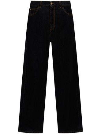 Marni straight-leg cotton jeans - men - Cotton - 30 - Black