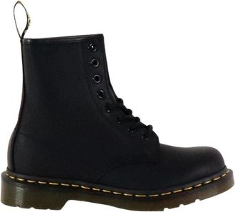 Dr. Martens 1460 Greasy Enkellaarzen - Heren - Enkellaarsjes - Zwart - 43 EU - Leer - Schoenen