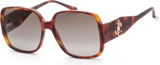 Jimmy Choo London Womens Taras 59mm Sunglasses