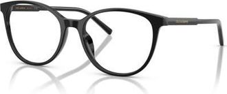 Dolce & Gabbana 52mm Butterfly optical glasses in Black at Nordstrom