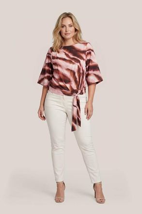 Mart Visser Miley Print Top Roze / Bruin Maxi