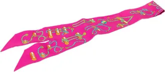 Herm&egrave;s Pre-owned Hermes Cordages Silk Twilly Scarf Ladies HZ3H5QOYGRTZH14Q