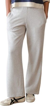 Marine Layer Cloud 9 Fleece Track Pants in Heather Grey at Nordstrom, Size X-Small