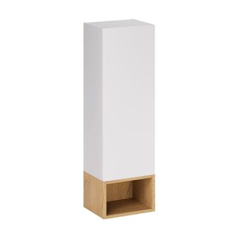 Petits Meubles Armario de pared 1 hueco mate paneles laminados blanco
