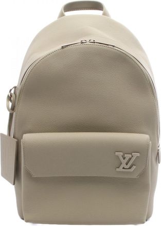 Louis Vuitton Green Leather Backpack (Pre-Owned)