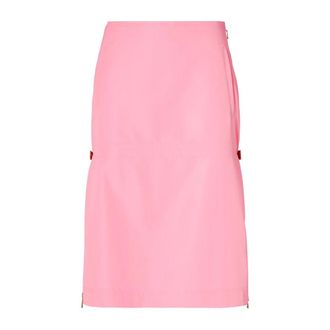 Fendi Technical Viscose Skirt - Dames - Korte rokken - Roze - S - Rokken
