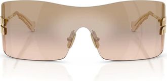 Miu Miu Sunglasses, female, Yellow, Size: 44 MM B53S 5Ak20P Sunglasses