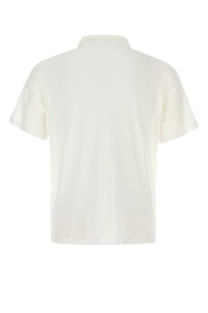 Gimaguas Mens White Cotton Tristan Polo Shirt Exterior