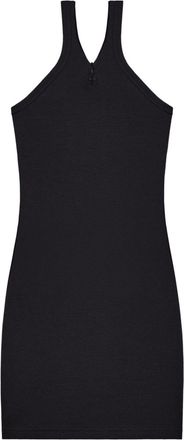 Courrèges criss-cross 90s mini dress - women - Elastane/Cotton - M - Black