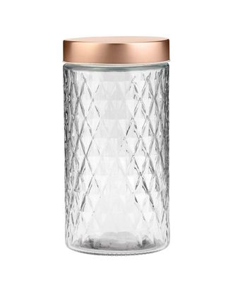 10 Strawberry Street Set Of 3 Desmond Textured Glass Canisters