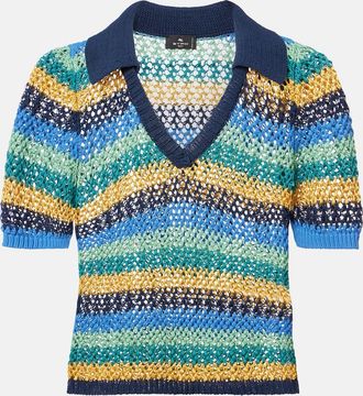 Etro Top in maglia a righe