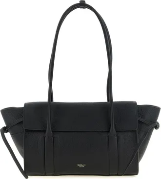 Mulberry Tassen, Dames, Zwart, ONE Size, Kleine Soft Bayswater Schoudertas