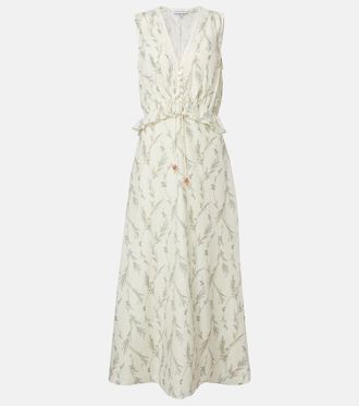 Veronica Beard Ollian cotton and silk voile minidress