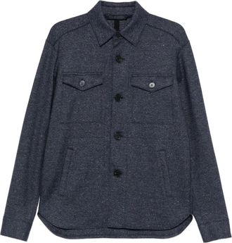 Harris Wharf London Camicia con bottoni - Blu