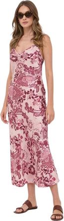 Guess Akilina Jurk - Dames - Casual kleedjes - Roze - XS - Polyester - Kleedjes