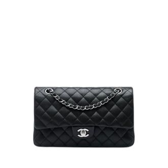 Chanel Pre-owned Classic Double Flap Shoulder Bag - Dames - Pre-owned - Zwart - Maat: ONE Size Leer