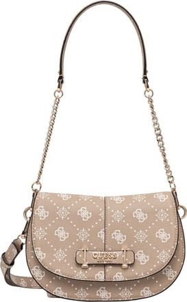 Guess Carrie Schoudertas - Dames - Schoudertassen - Bruin - ONE Size - Leer - Tassen