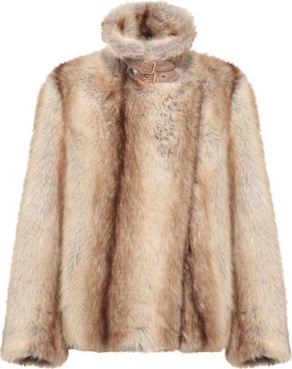 Bully Beige Faux Fur Jacket