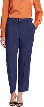 Kocca Broeken, Dames, Blauw, L, Chic Ankle Length Broeken